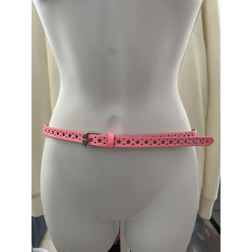Kids Pink Star Cut Out Belt XL 36" From Target